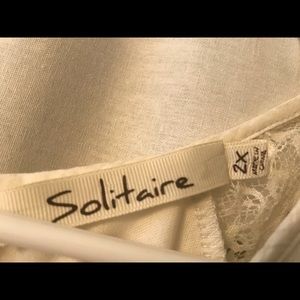 Solitaire 2X lace covered tee